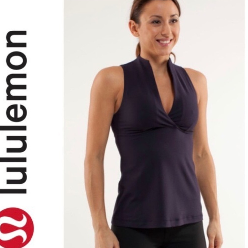 EUC Women's Lululemon Black Whisper Tank Top